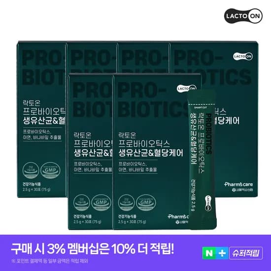 서울약사신협 프로바이오틱스 생유산균&혈당케어 30포, 6개