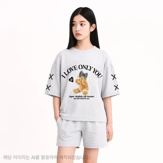 더데이걸 여리여리 소매트임 박시티 TGRA254Y1