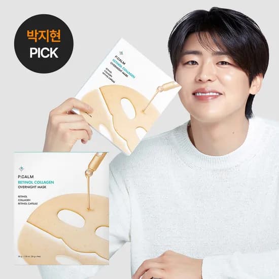 피캄 레티놀콜라겐 오버나이트 겔 마스크 모공실종 팩 36g 4매입 (1Box) / 탄력 앰플 시트팩 수면 크림