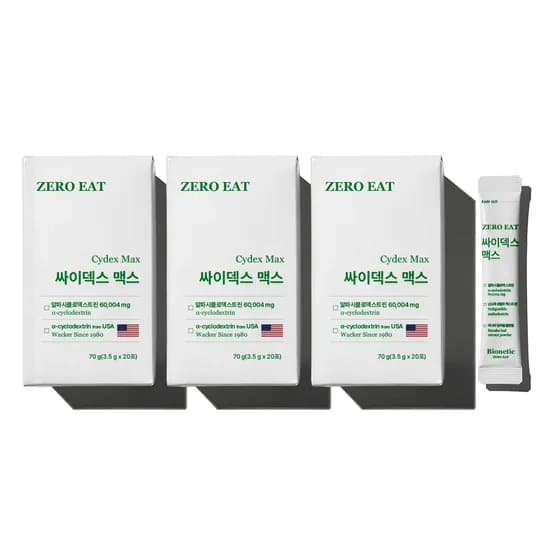 한풍네이처팜 바이오네틱 고함량 알파CD 제로이트 알파시클로덱스트린 60포, 3개
