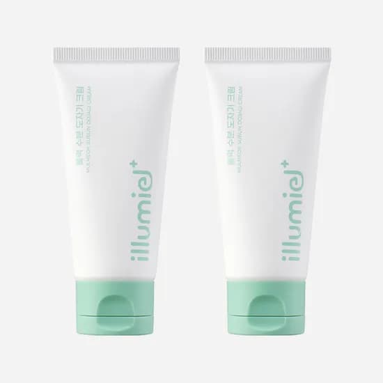 일루미엘 물먹 수분 도자기 크림 50ml, 2개