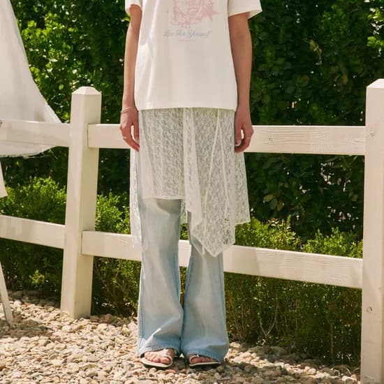 레이스 랩 스커트 LACE WRAP SKIRT