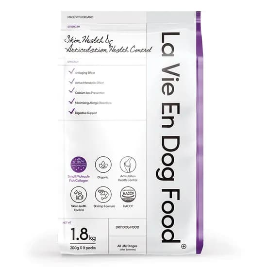 라비앙독 강아지 사료 가수분해 피부 눈물 알러지 개 애견 새우, 1.8kg, 1개