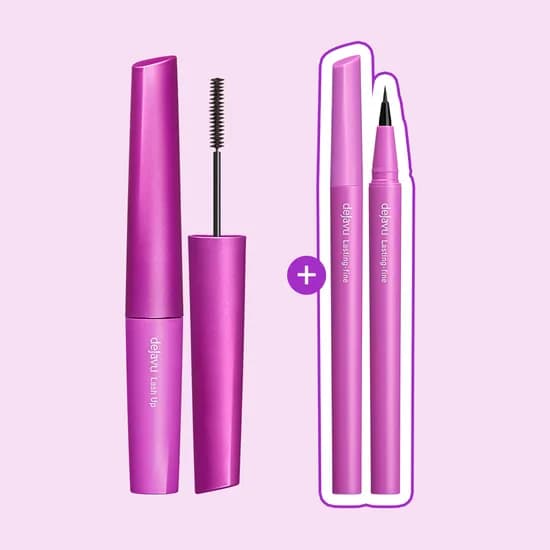데자뷰 섬세한 아이메이크업 세트(마스카라+아이라이너)