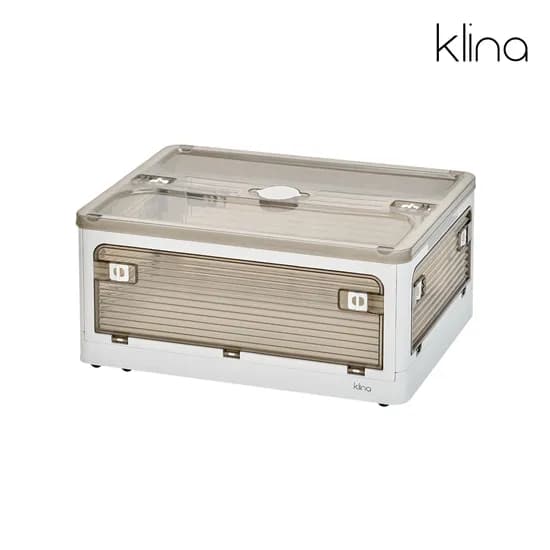 클리나 리빙박스 수납함 플라스틱 접이식 폴딩박스 40L