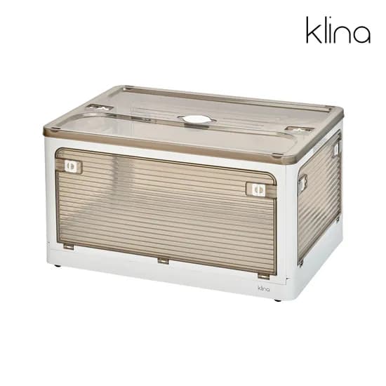클리나 리빙박스 수납함 플라스틱 접이식 폴딩박스 55L