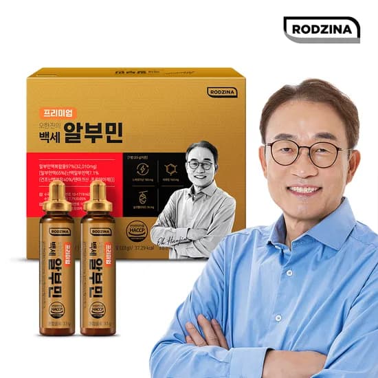 오한진 백세 알부민 프리미엄 1박스(30병) 1개월분 고함량 먹는 마시는 단백질 액상
