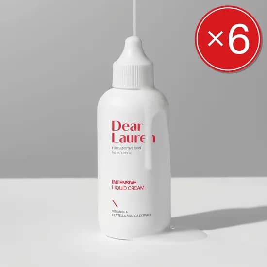 디어로렌 물크림 약산성 리퀴드크림 속건조 수분크림 저자극 보습 민감성 140ml 6개