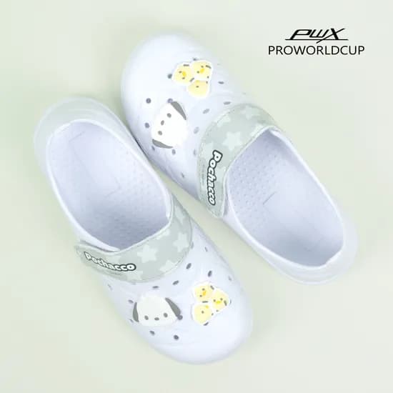 PWX 미끄럼방지 유치원 캐릭터 신발 포차코 스타 EVA실내화 WT