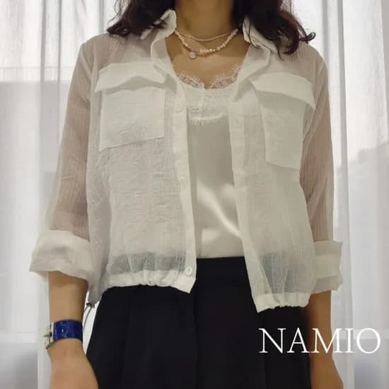 자켓블라우스 여름 긴팔 팔뚝커버 살안타 셔츠 남방 15,000원