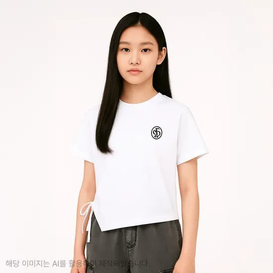 더데이걸 언발 셔링 반팔티 TGRA25509