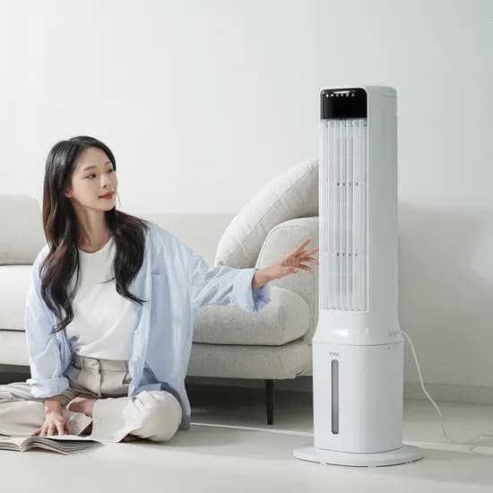 이노크 가정용냉풍기 이동식 냉각쿨러 9L 냉방기 시원한 얼음선풍기