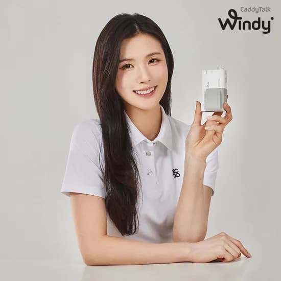 캐디톡 윈디 골프 거리측정기 OLED 바람측정 캐디모드