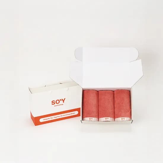 소이워크샵 데이즈컬렉션 호텔수건 40수 모달 고중량 고밀도 220g 피치블라썸 3장