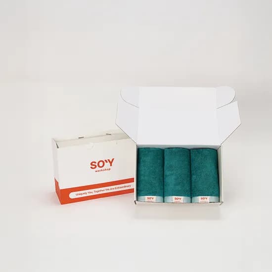 소이워크샵 데이즈컬렉션 호텔수건 40수 모달 고중량 고밀도 220g 오션베일 3장