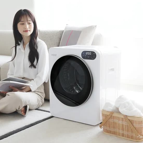 보아르 컴플릿S 미니건조기 4kg UV살균 빨래 세탁 원룸 아기옷 소형 의류 수건 건조기