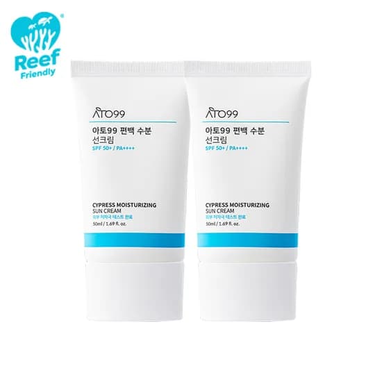 아토99 리프세이프 수분 선크림 50ml 2개