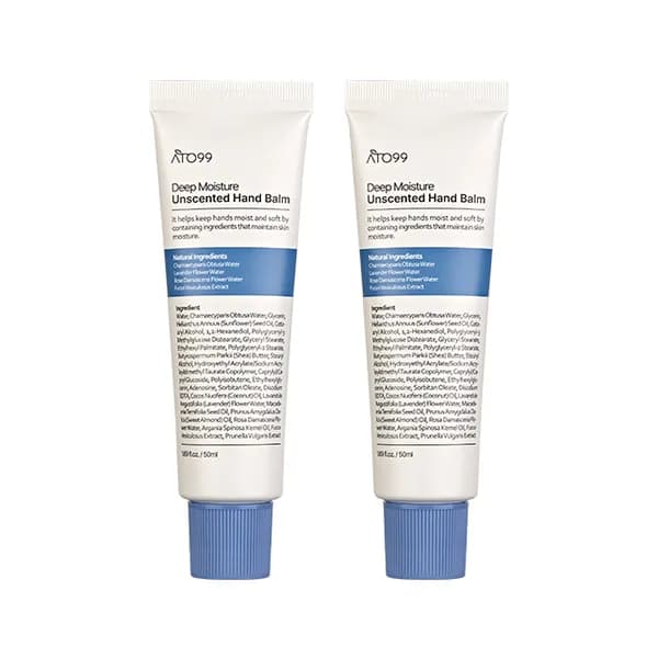 아토99 고보습 핸드크림 주부 습진 케어 촉촉한 핸드밤 무향 50ml 2개