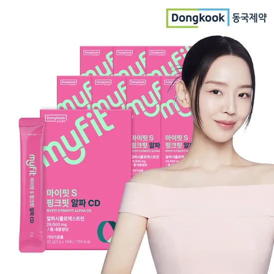 동국제약 마이핏S 알파CD 알파시디 난소화성 알파시클로덱스트린 가루 분말 14포, 8개
