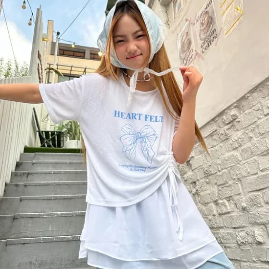 더데이걸 사선 셔링 레이어드 나시 세트 TGRA25511 24,900원