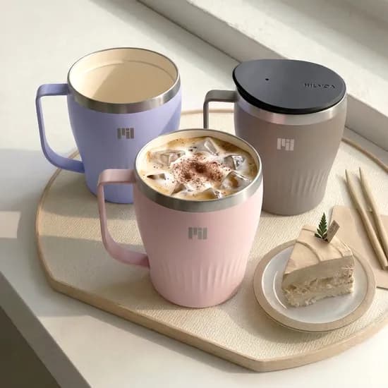 필모아 티타늄세라믹 머그 텀블러 U473MU v2.0 보온 보냉 도자기 컵