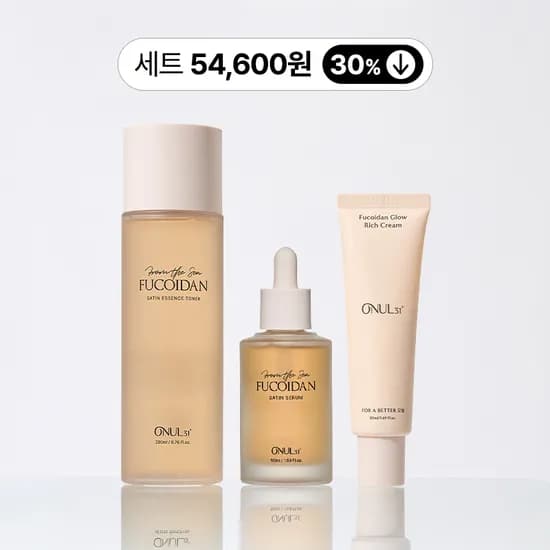 오늘31 후코이단 프리미엄 3종 세트(토너+세럼+리치크림) 수분영양공급