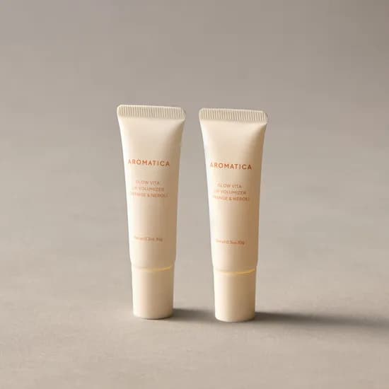 아로마티카 글로우 비타 립 볼류마이저 2개 오렌지 & 네롤리 10G