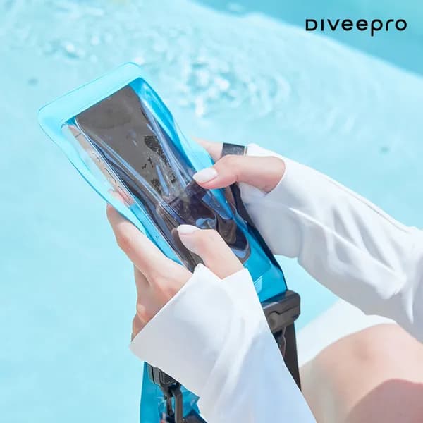 다이비프로 스마트폰 방수팩 더블포켓