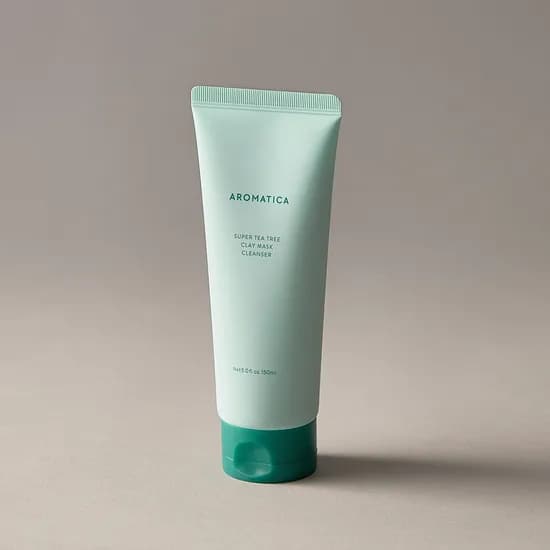 아로마티카 슈퍼 티트리 클레이 마스크 팩 클렌저 150ml 팩 투 폼 진정 각질제거