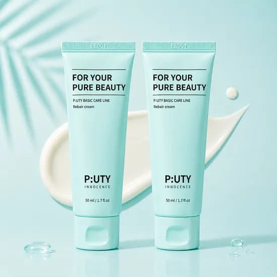 퓨노센스 리베어크림 재생 수분 진정 시카 EGF 판테놀 세라마이드 크림 50ml 2개