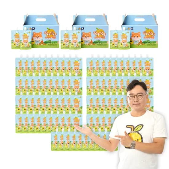 농촌융복합 최우수상 [꼬샤꼬샤] 도라지배즙 90ml 스파우트형 30포, 3개