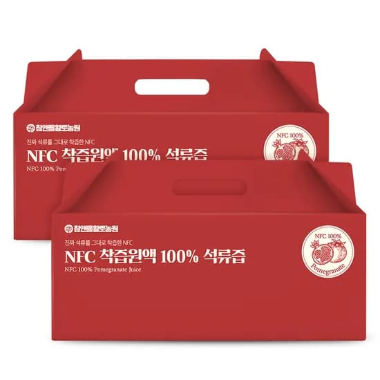 참앤들황토농원 NFC 착즙원액 100% 석류즙 70ml 60개