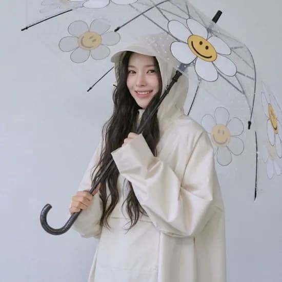 여판쵸우의 레인코트 여름 장마 캠핑 여성 판초 우비 경량 라이더 다회용 등산