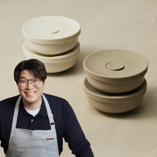 데켓 에어홀 밥공기 2P 세트 (밥용기)