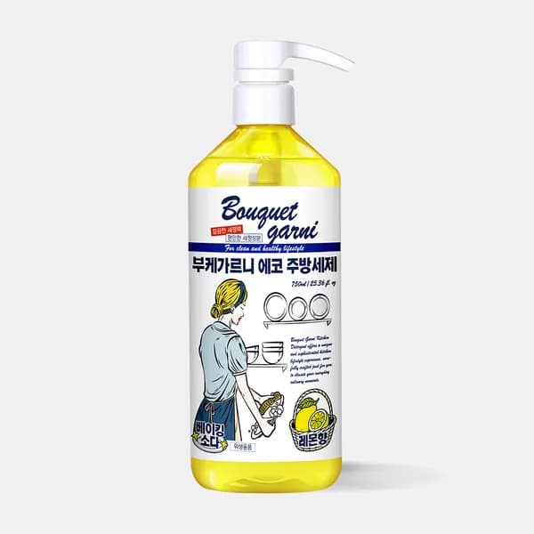 부케가르니 에코 주방세제 750ml 레몬향 5,900원