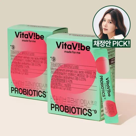 멜라토닌 유산균 비타바이브 프로바이오틱스 앳나인 30포, 2개