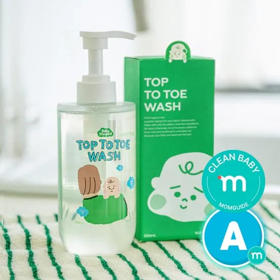 베이비스탠다드 탑투토워시 500ml 아기 약산성 올인원 바디워시 바스앤샴푸