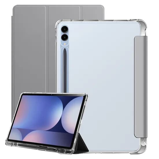 갤럭시탭 S10 플러스 케이스 투명 S펜 수납 스마트 커버 폴리오 그레이 탭 S10+ 11,400원