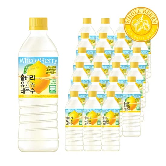 홀베리 유기농 레몬수 500ml x 24개입