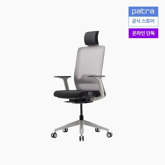 파트라 라온 업 컴퓨터 학생 책상 의자 온열시트 CORM11HPABS 그레이/블랙