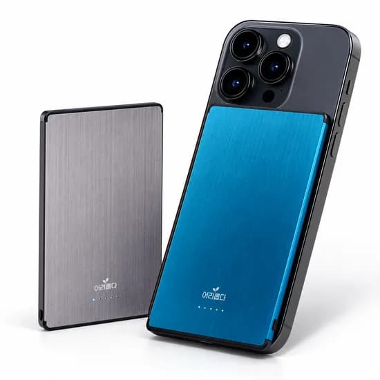 어리롭다 슬림착 초슬림 맥세이프 보조배터리 아이폰 갤럭시 5000mAh 20W 고속충전