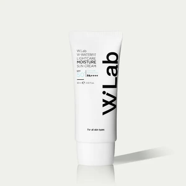 더블유랩 워터핏 라이트케어 모이스처 선크림 SPF50+ PA++++ 60ml, 1개