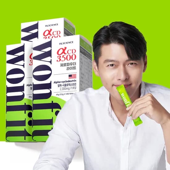 원핏 알파CD 3500 제로파우더 라이트 알파씨디 알파시클로덱스트린 14포 3개