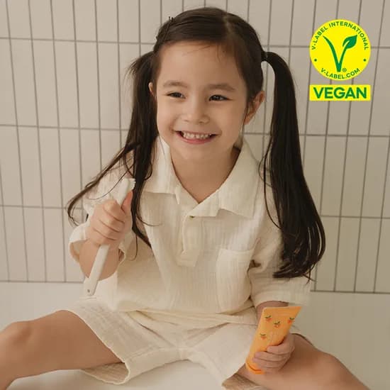 제주 유기농 당근 언파 차차 어린이 캐롯 비건 치약 저불소 500ppm 오렌지향, 75g, 3개