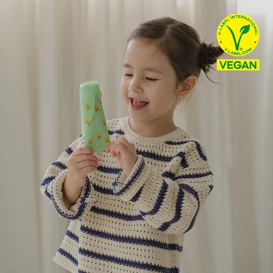 제주 유기농 당근 언파 차차 어린이 캐롯 비건 치약 무불소 오렌지향 75g 6개