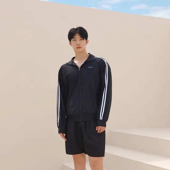 크라시앙 자외선차단 남자 특대형 집업 래쉬가드 빅사이즈 루즈핏 오버핏 상의 긴팔