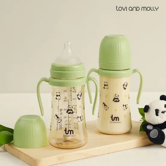포포 자기주도 셀프 수유 빨대 젖병 280ml