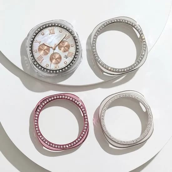 갤럭시워치9 다이아 큐빅 보호 케이스 갤럭시워치8 하드 유광 커버 40mm 44mm 호환