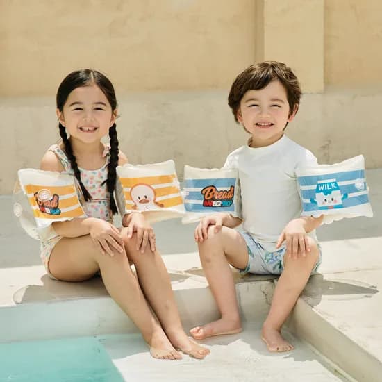 브레드이발소 암튜브 성인 어린이 물놀이 암 링 팔 해먹 캐릭터 튜브 용품