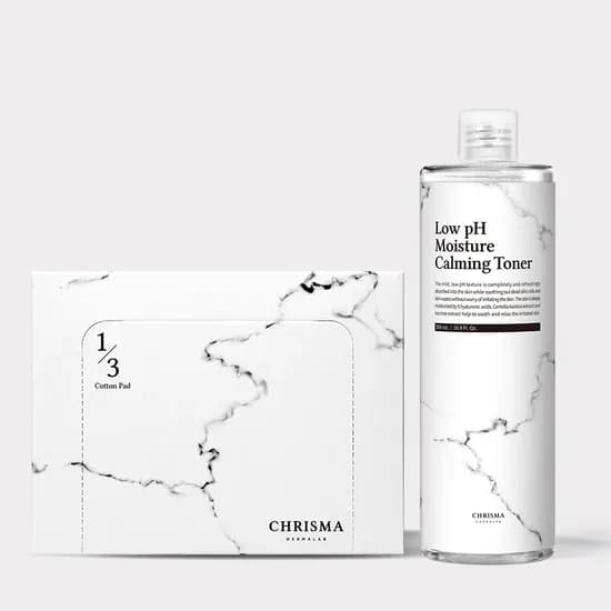 크리스마 약산성 수분 진정 토너 500ml + 1/3 화장솜 160매 1개입